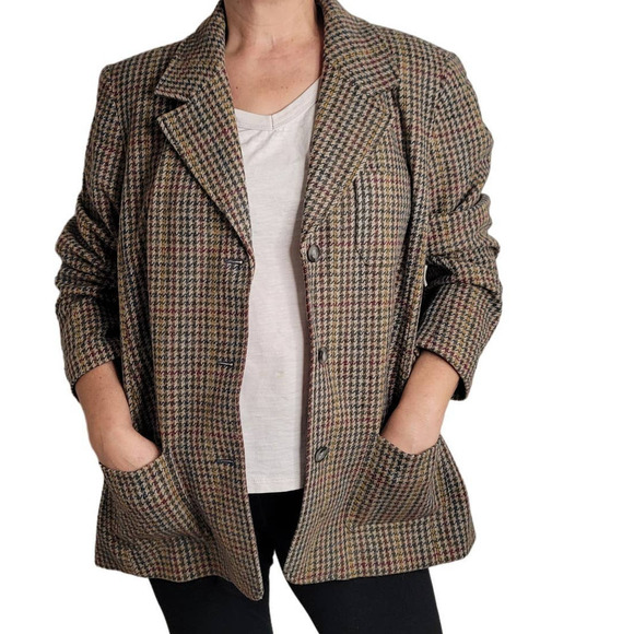 Appleseed's Vintage Wool Jacket Blazer Coat - Picture 3 of 9